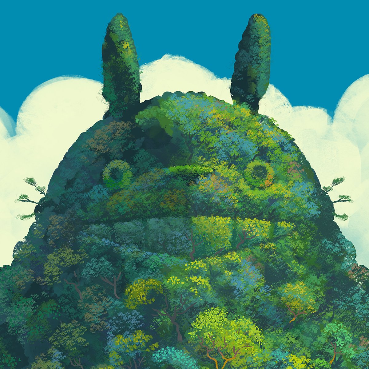 Totoro Art Print — KEHASUK